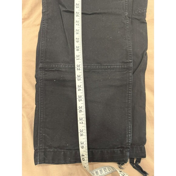 Carhartt Mens 32 Black WIP Double Knee Carpenter Cargo Workwear Medley Pants - Picture 13 of 13